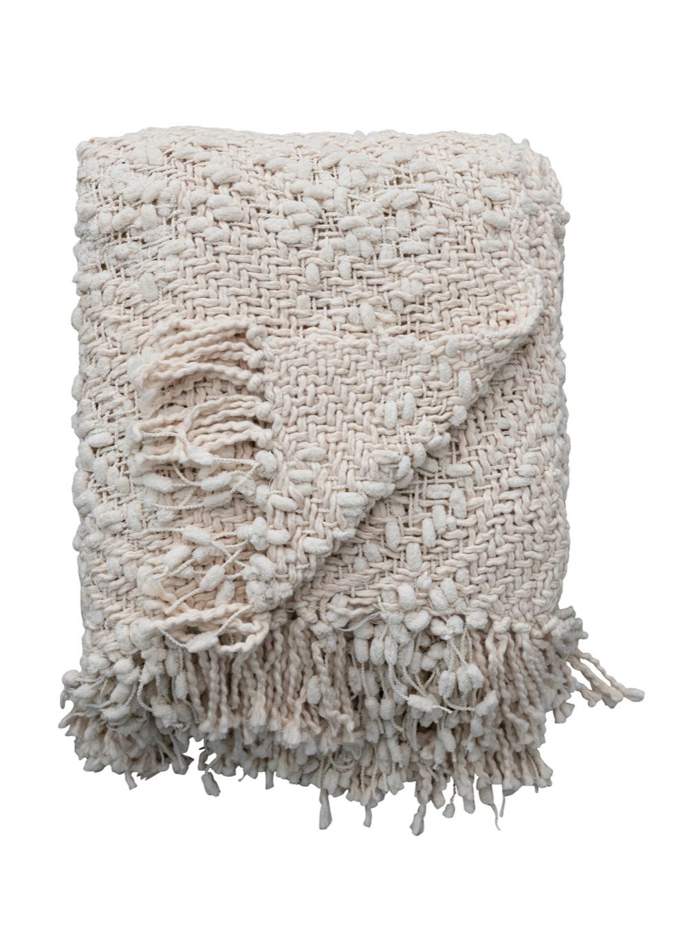 Woven Cable Knit Throw