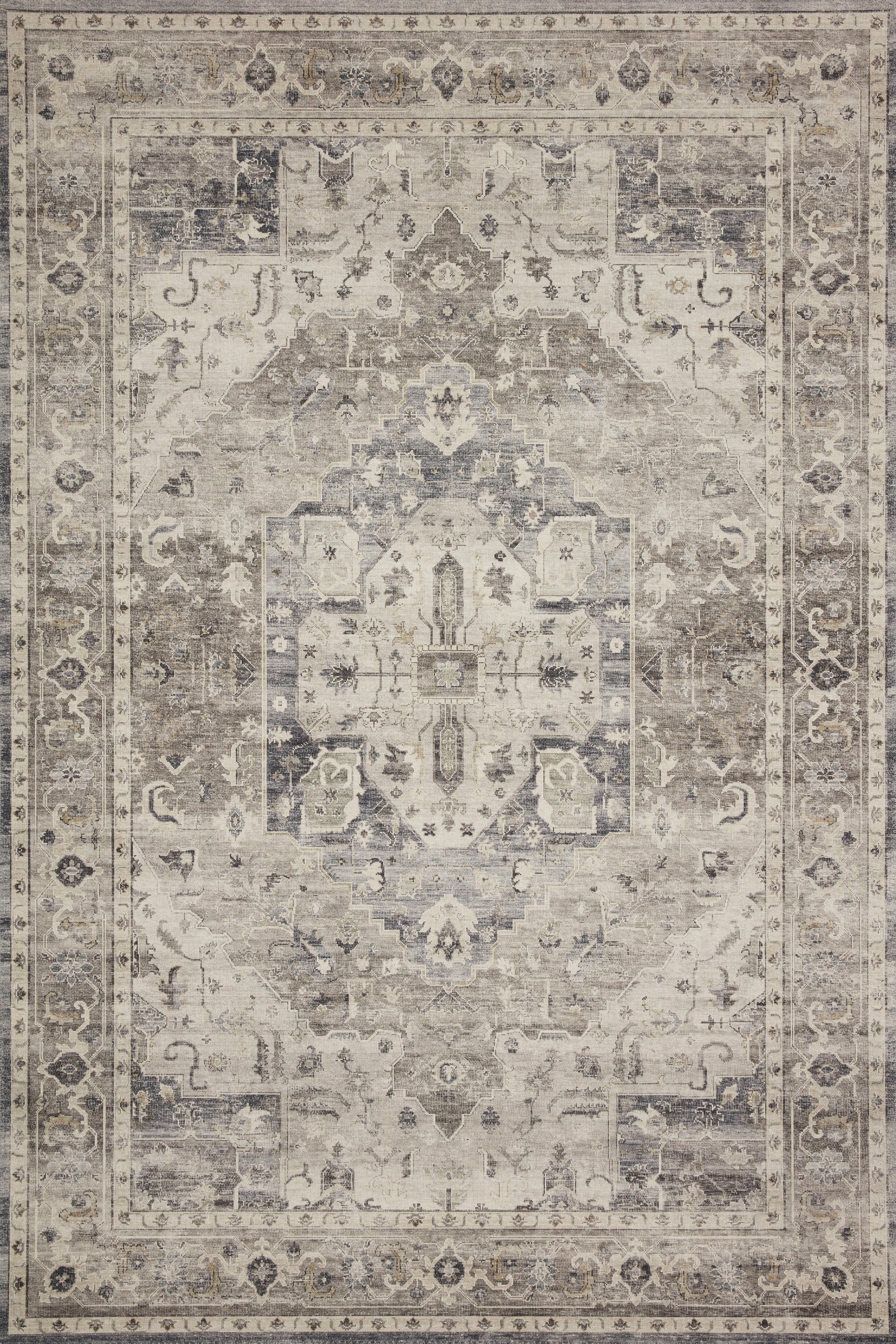 Steel / Ivory - Hathaway Collection Rug