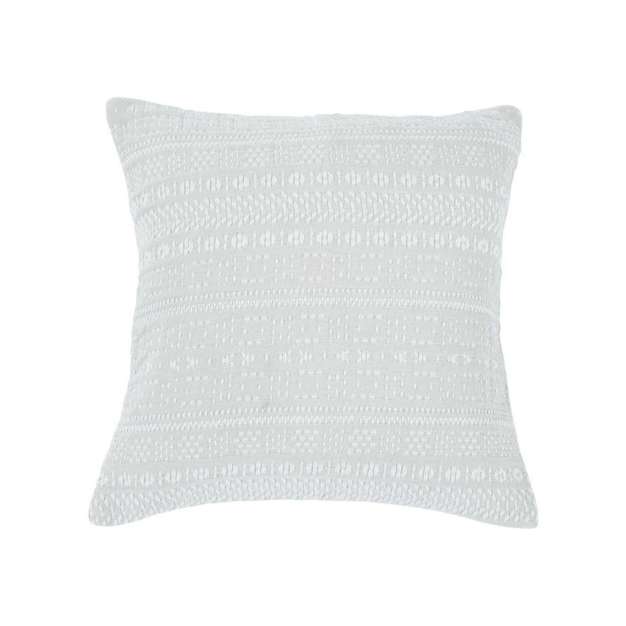 Woven Cotton Embroidered Pillow