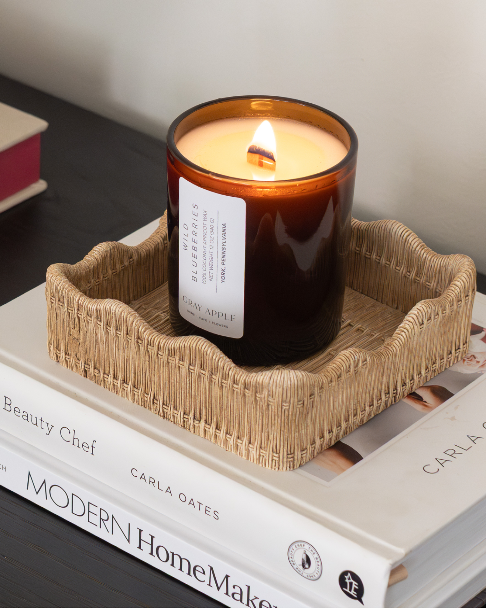 Gray Apple Signature Candle