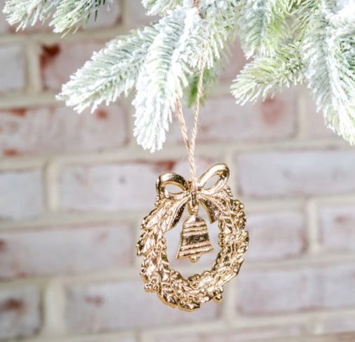 Gold Wreath Ornament