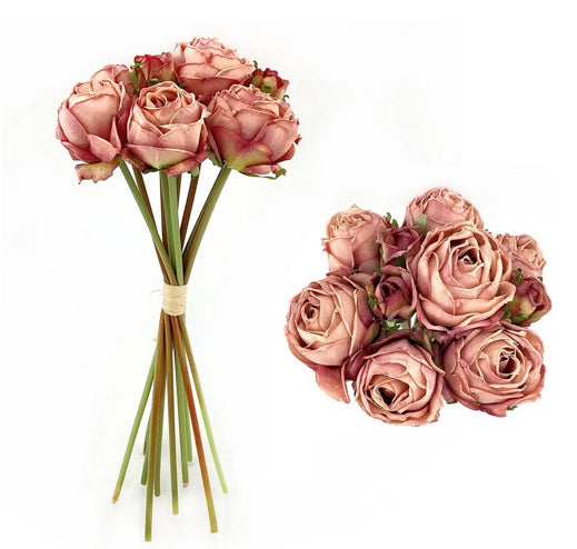 Dried Lavender Rose Bouquet
