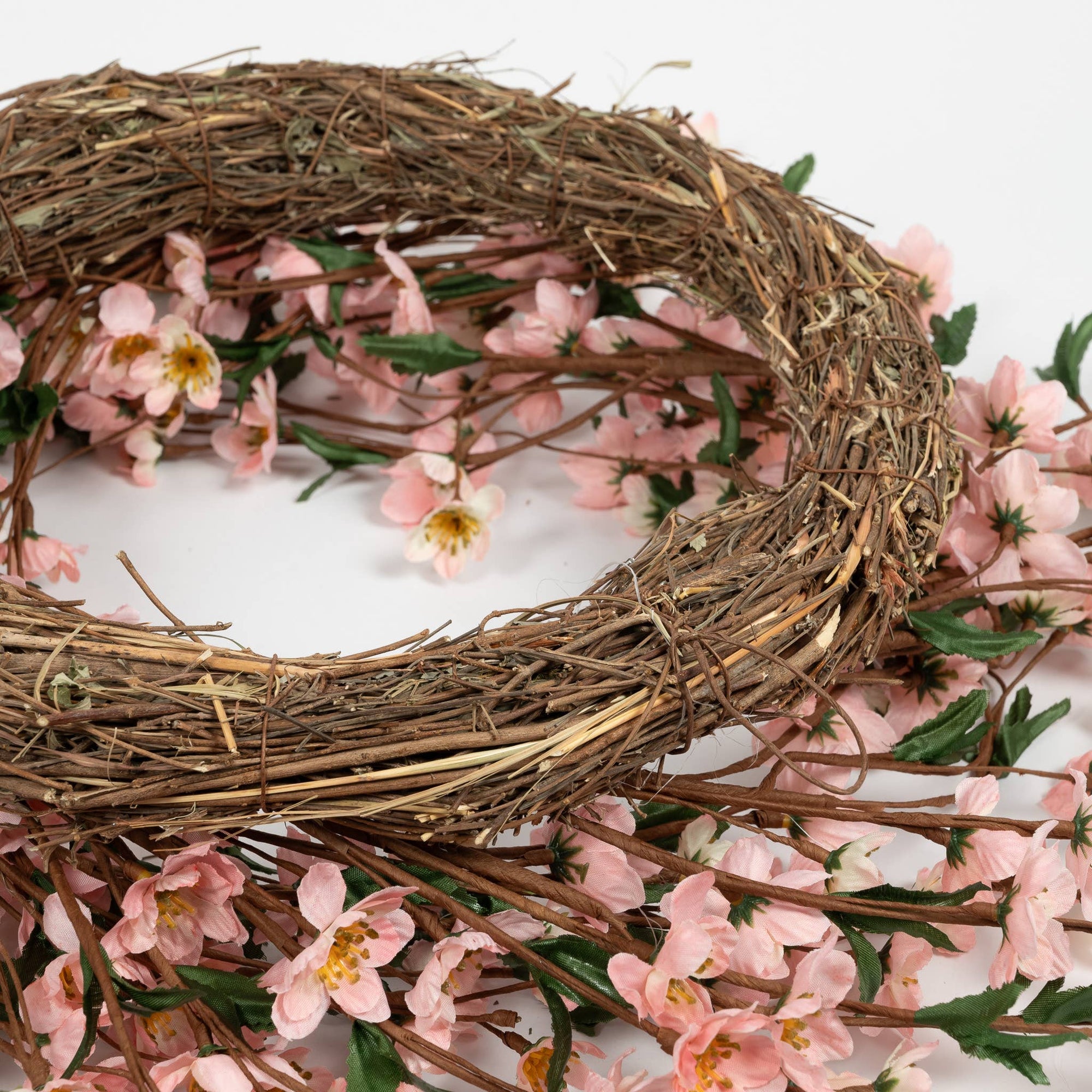 Pink Cherry Blossom Wreath