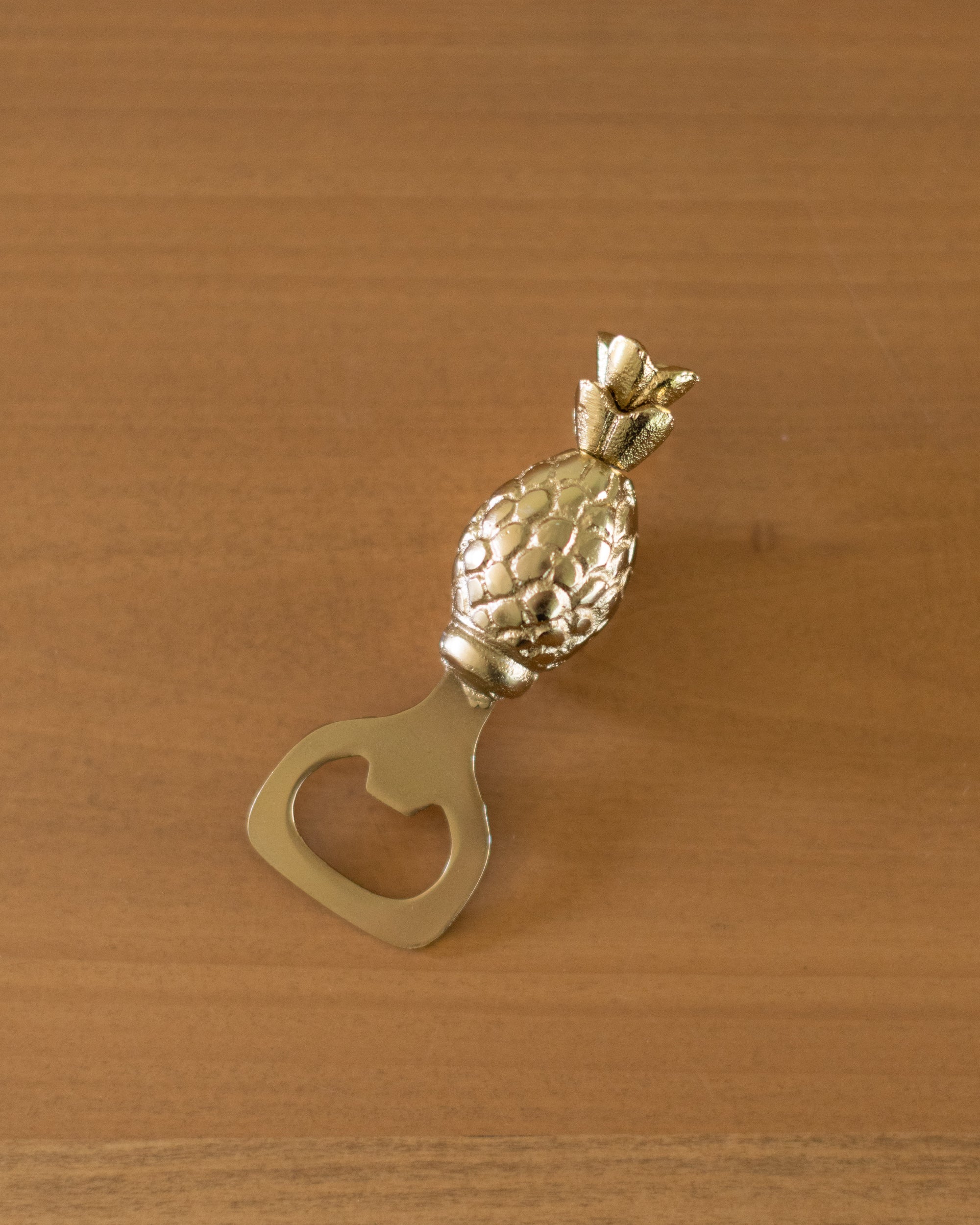 Cast Aluminum &amp; Stainless Steel Pineapple Shaped Bottle Opener