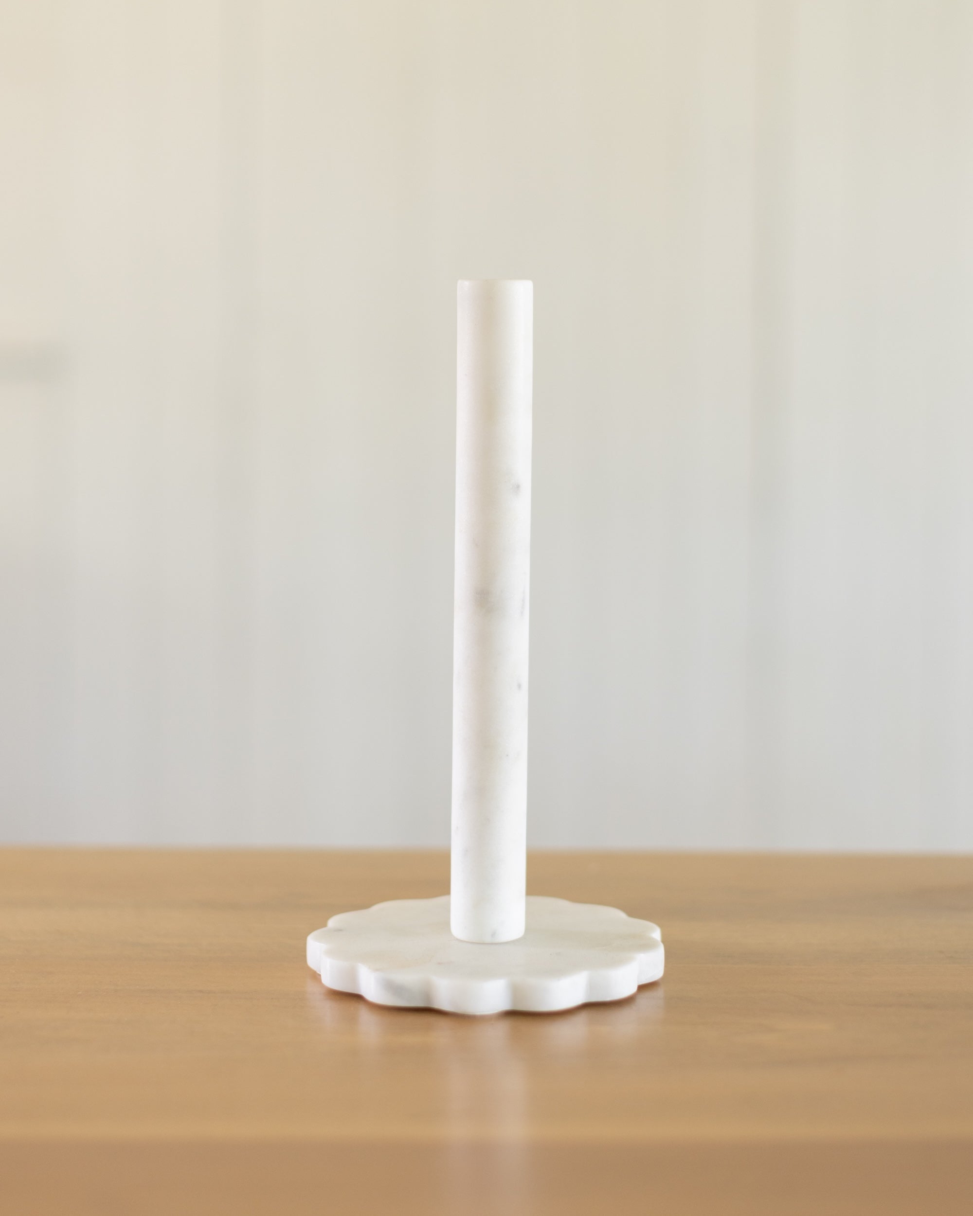 Marble Scalloped Paper Towel Holder