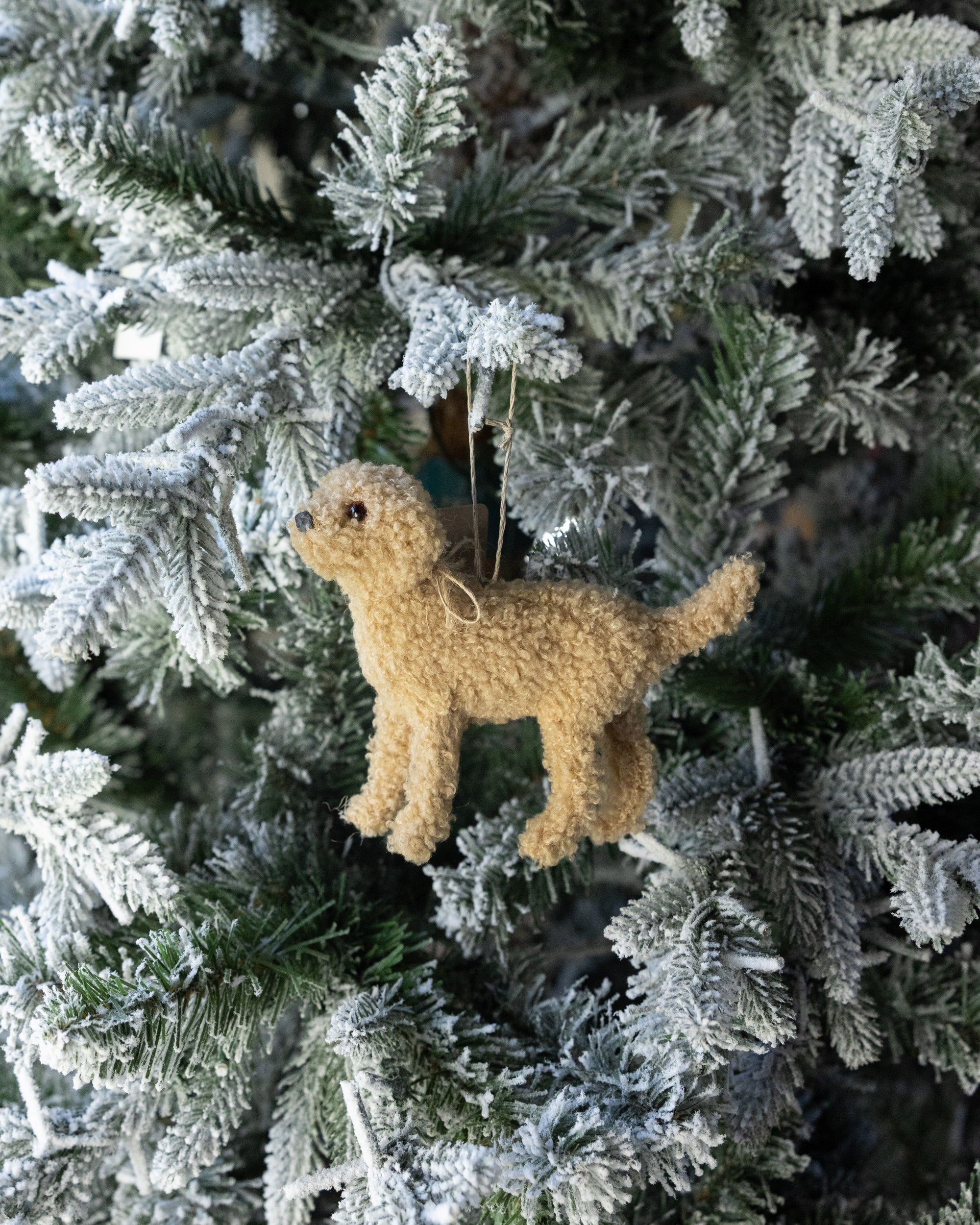 4.75" Tan Labradoodle Ornament