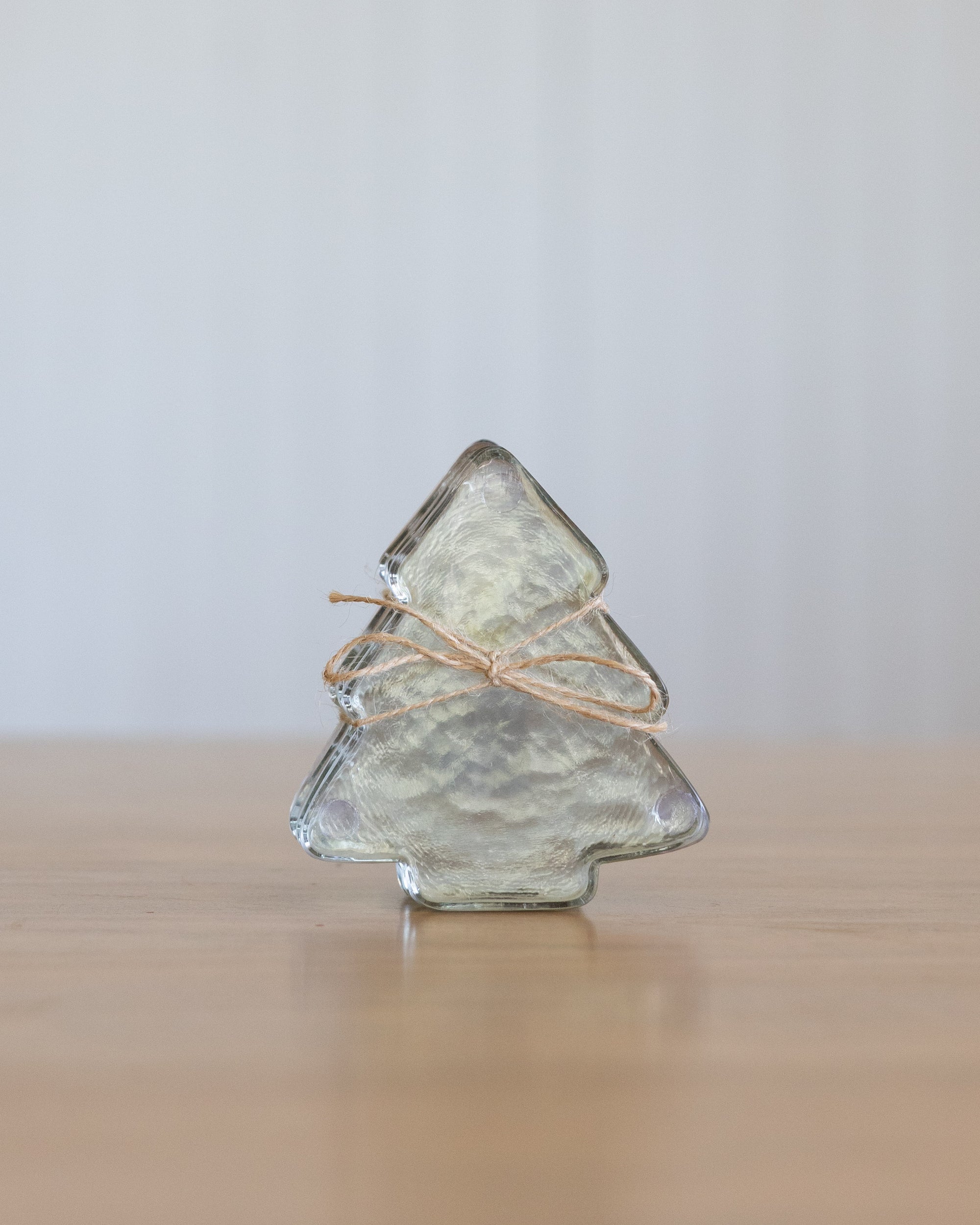 Pressed Glass Tree Shaped Coasters