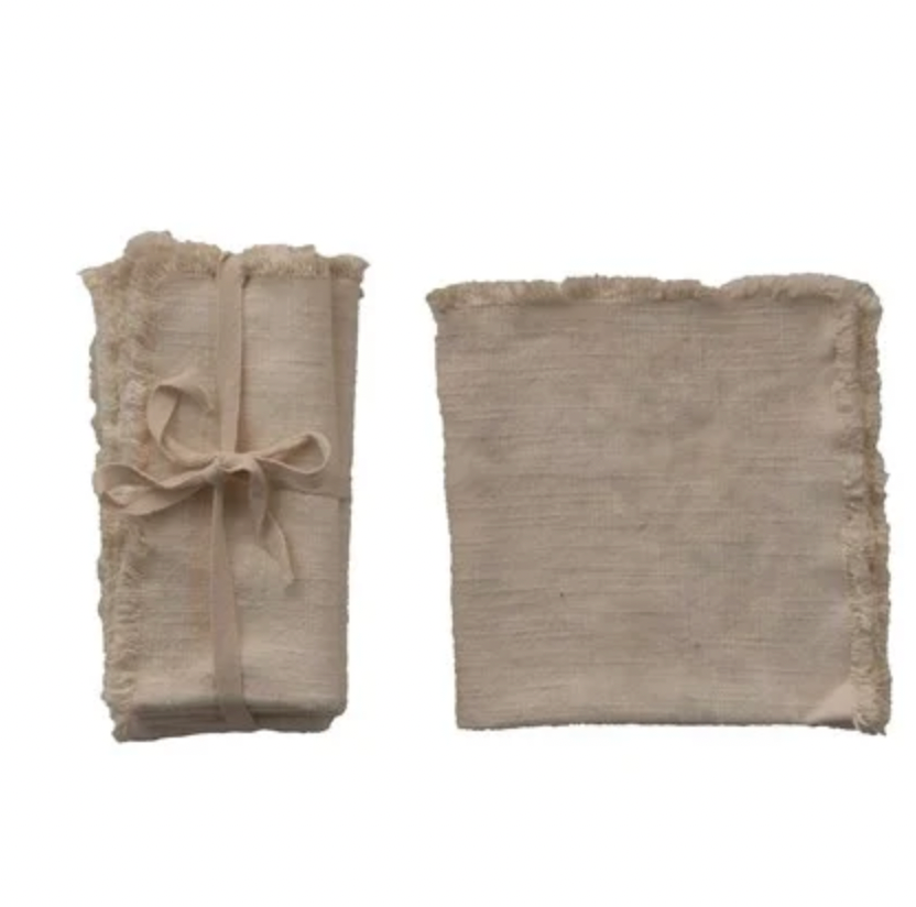 Linen Napkin with Fringe