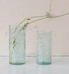Etched Drinking Glass/Vase