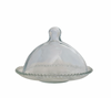 Glass Hobnail Cloche