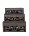 Carved Nesting Boxes