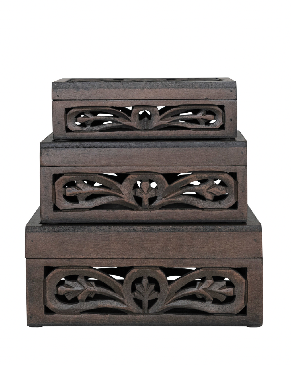 Carved Nesting Boxes