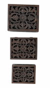 Carved Nesting Boxes