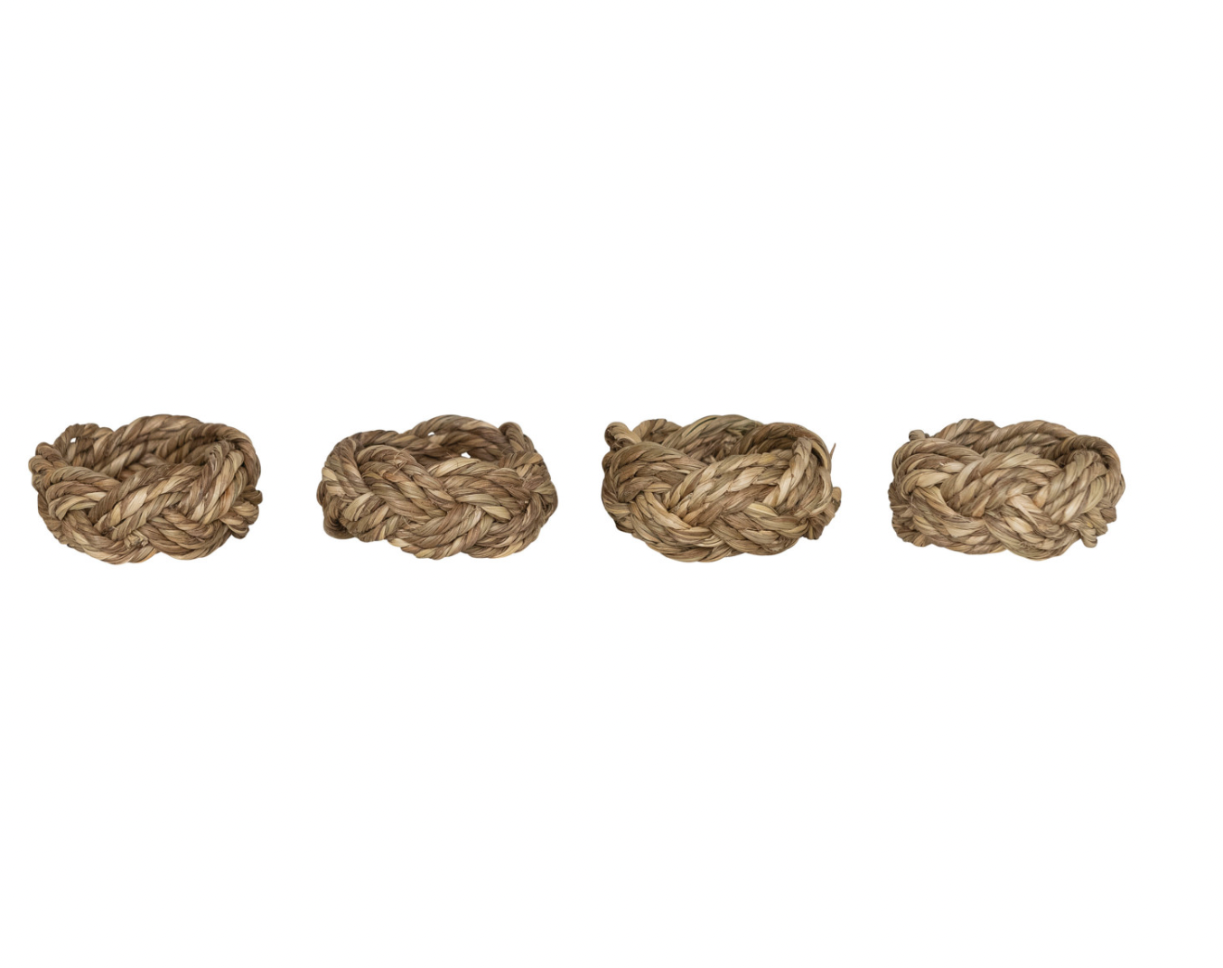 Braided Seagrass Napkin Rings