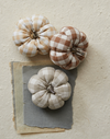 Plaid Fabric Pumpkin