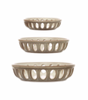 Stoneware Basket Bowl