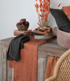Stonewashed Linen Table Runner
