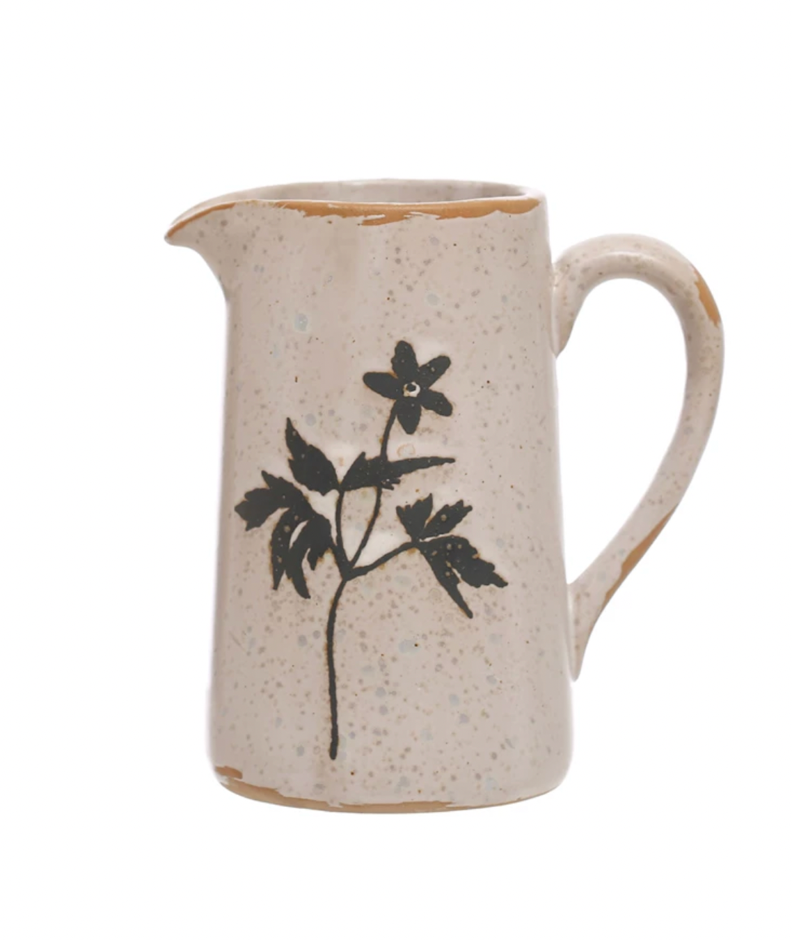 Creamer with Embossed Flowers