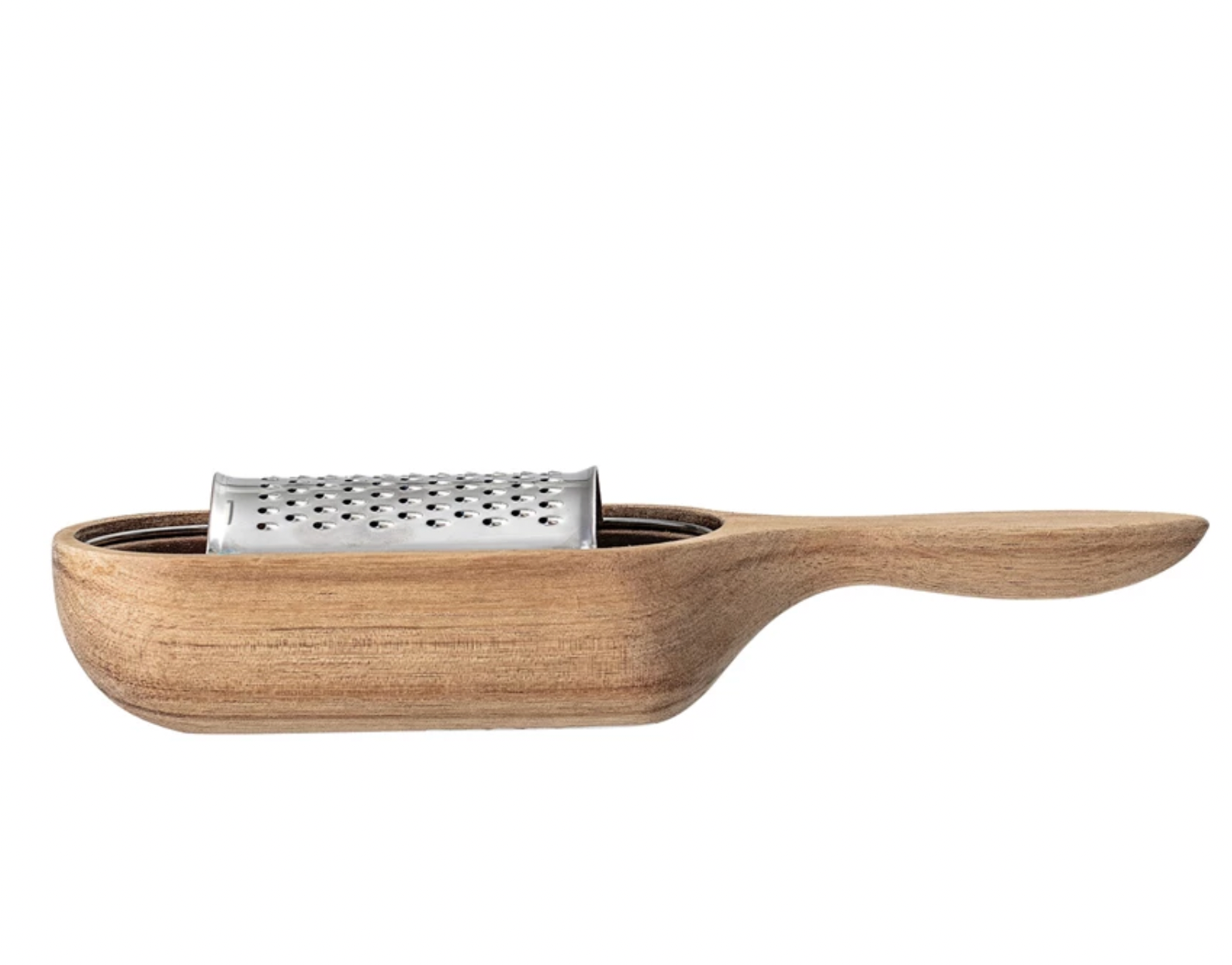Wood & Stainless Steel Cheese Grater