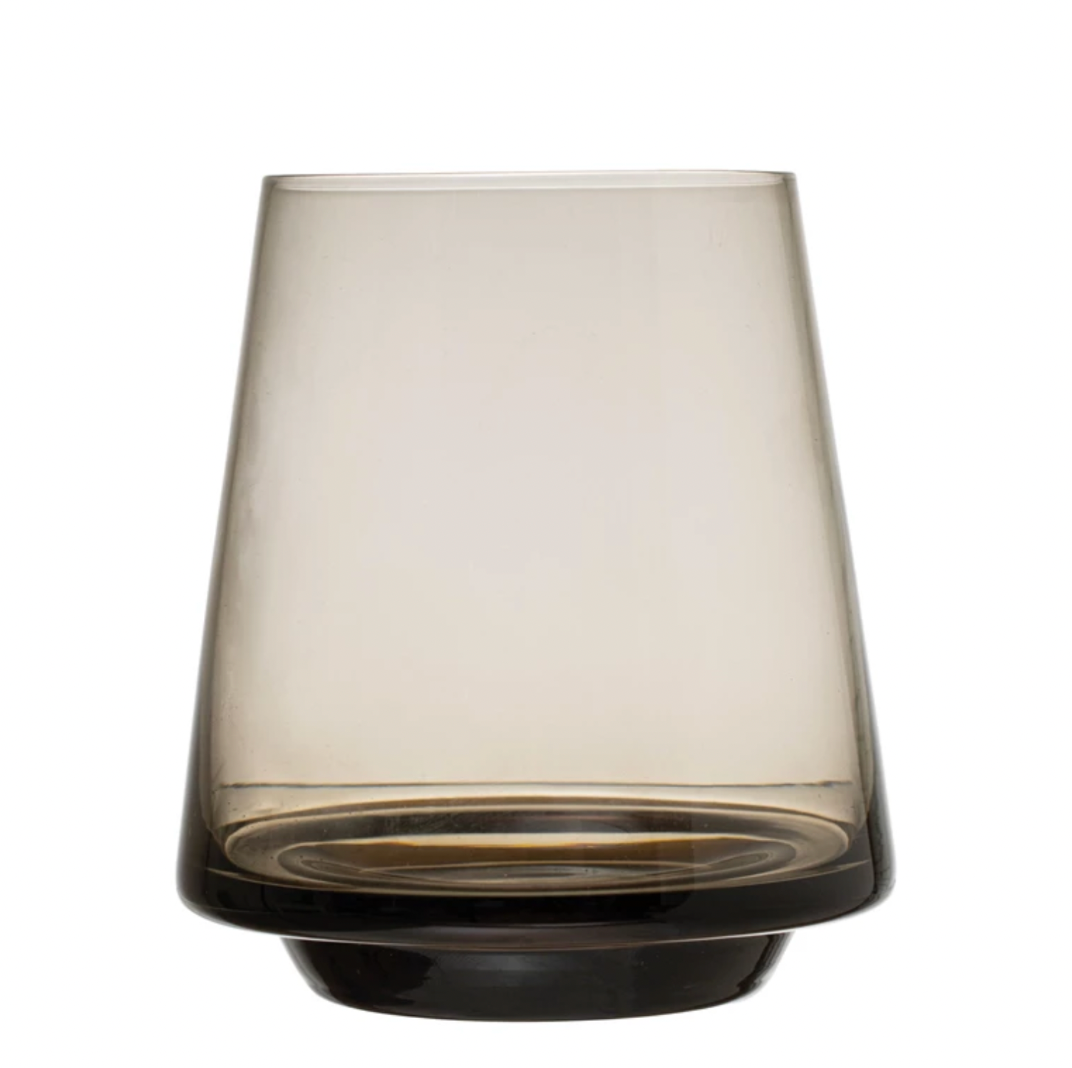 Smoked Stemless Wine Glass