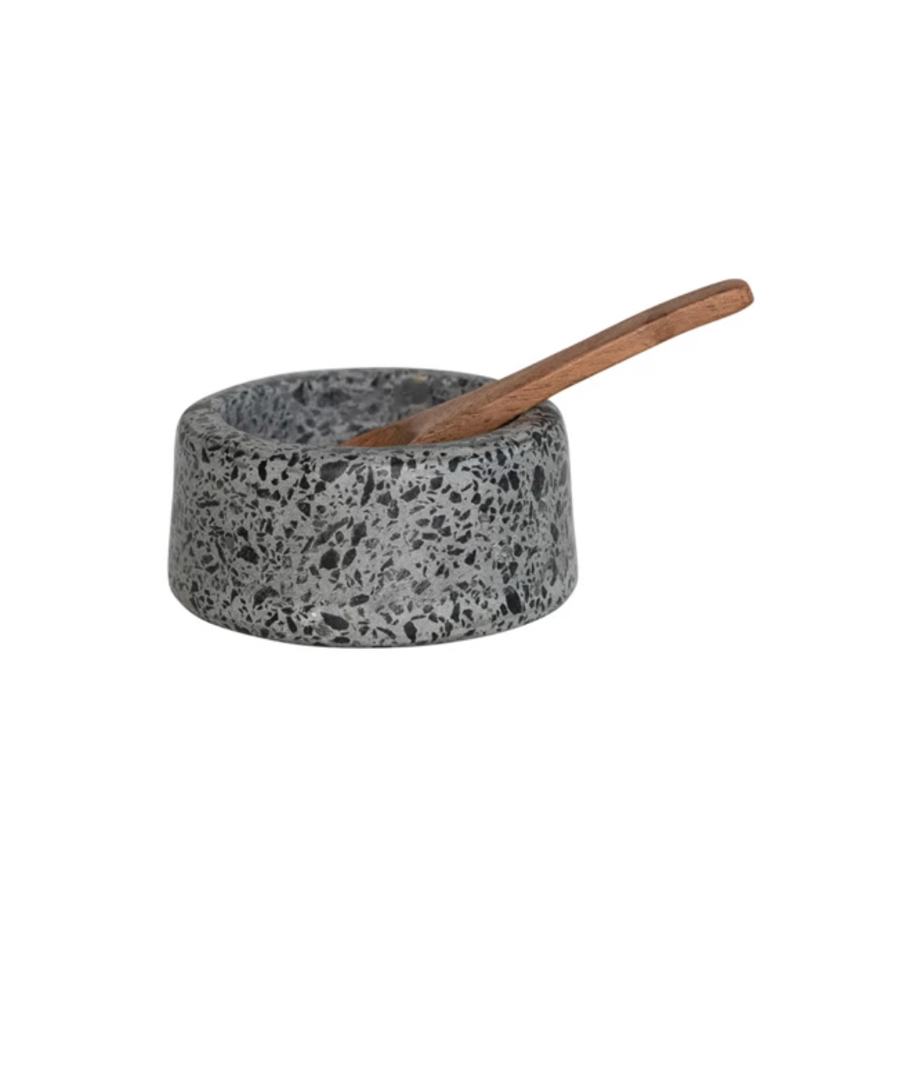 Terrazzo Salt Cellar