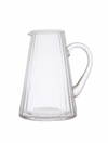 Ribbed Glass Pitcher