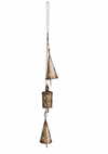 Hanging Metal Bells with Hand-Painted Designs