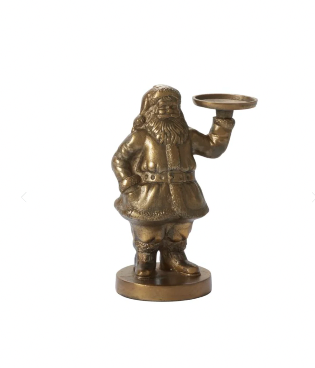 Brass Saint Nick Votive Holder