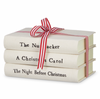 Cream Stacked Christmas Books