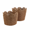 Seagrass Scalloped Basket