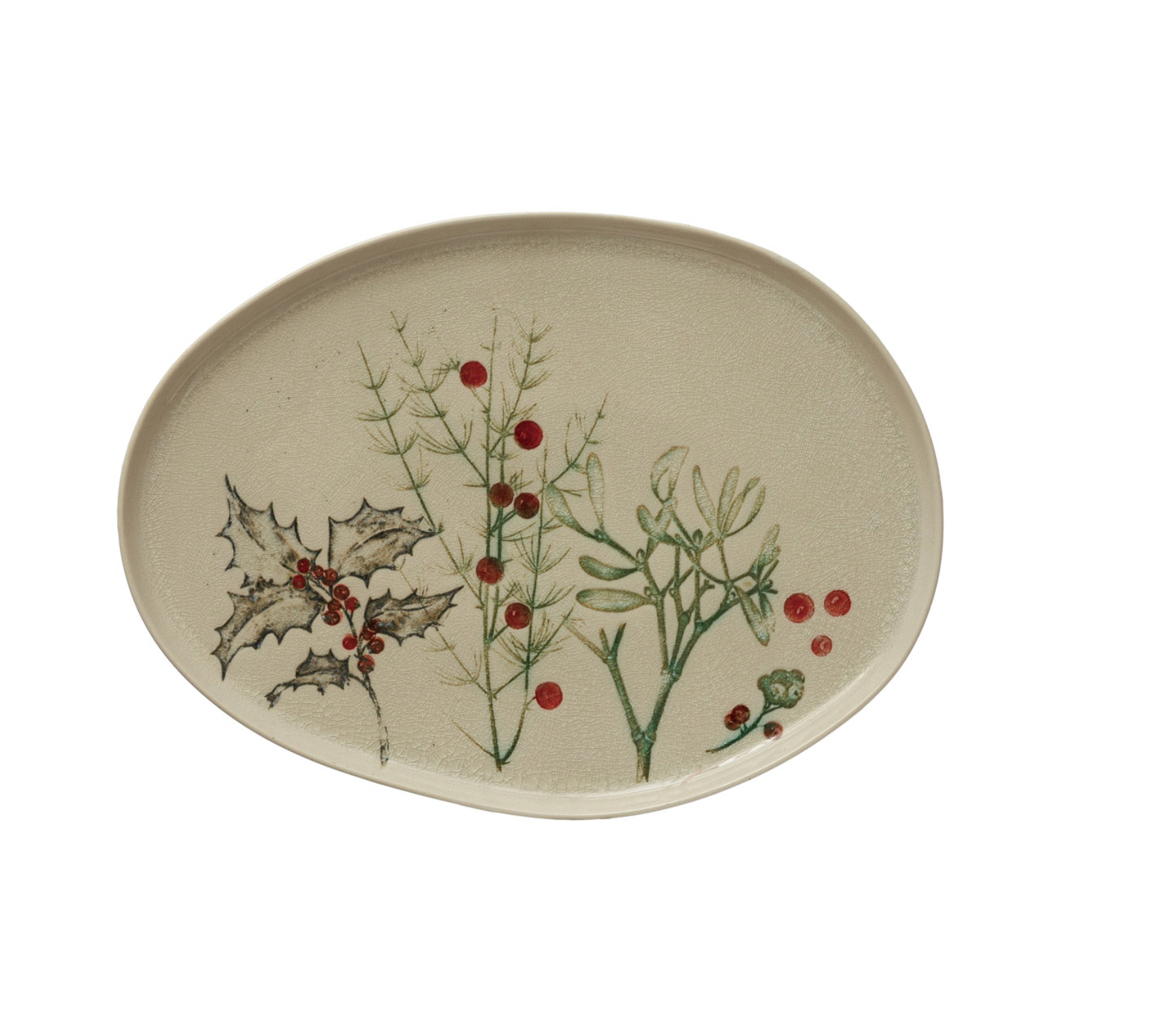 Embossed Ceramic Platter