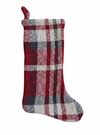 Plaid Knit Stocking