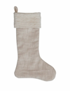 Cotton Stocking with Voile Cuff