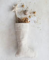 Cotton Stocking with Voile Cuff