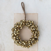 Metal Bell Wreath w/ Jute Hanger