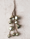 Metal Bell Cluster on Jute Rope