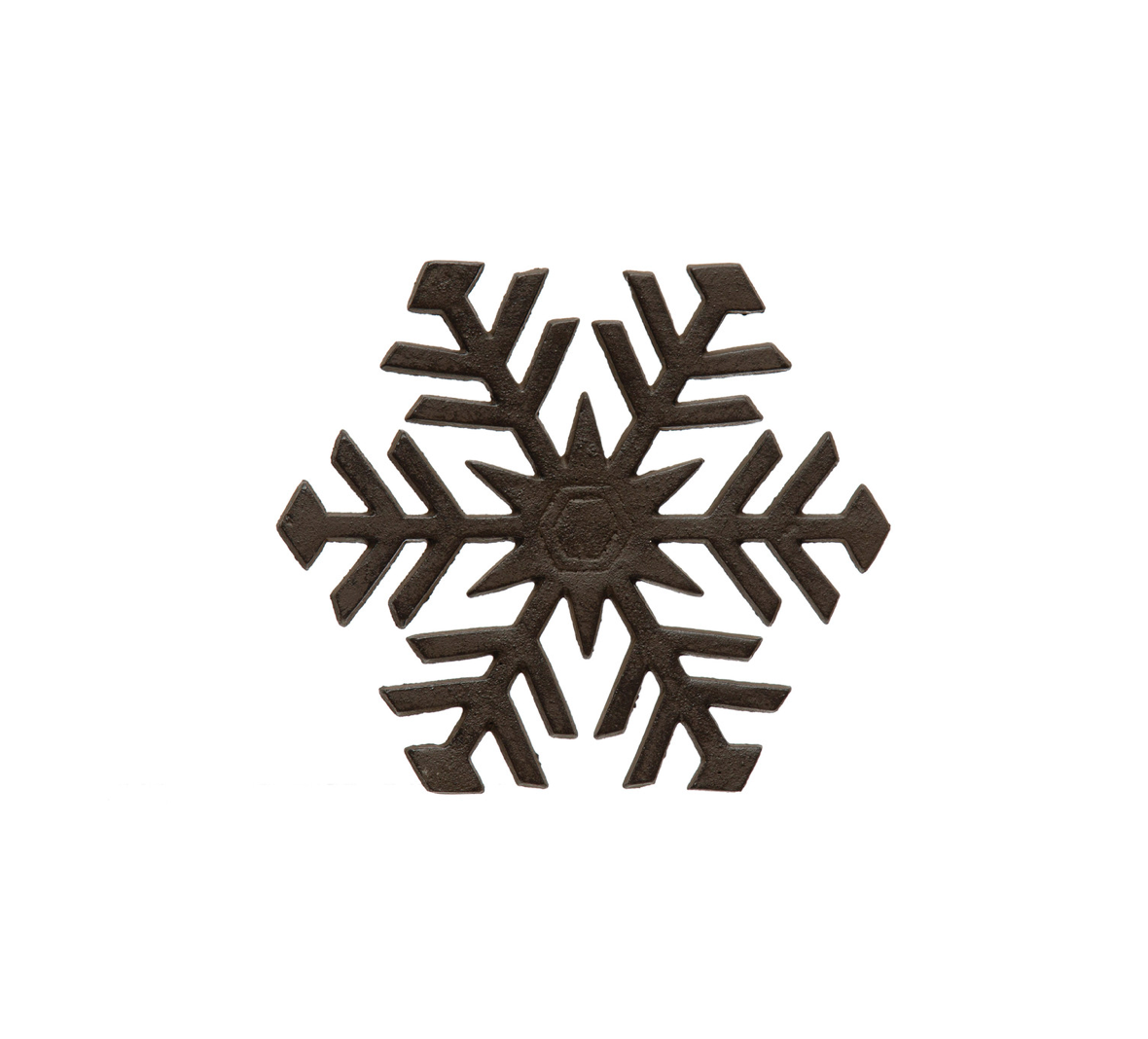 Cast Iron Snowflake Trivet