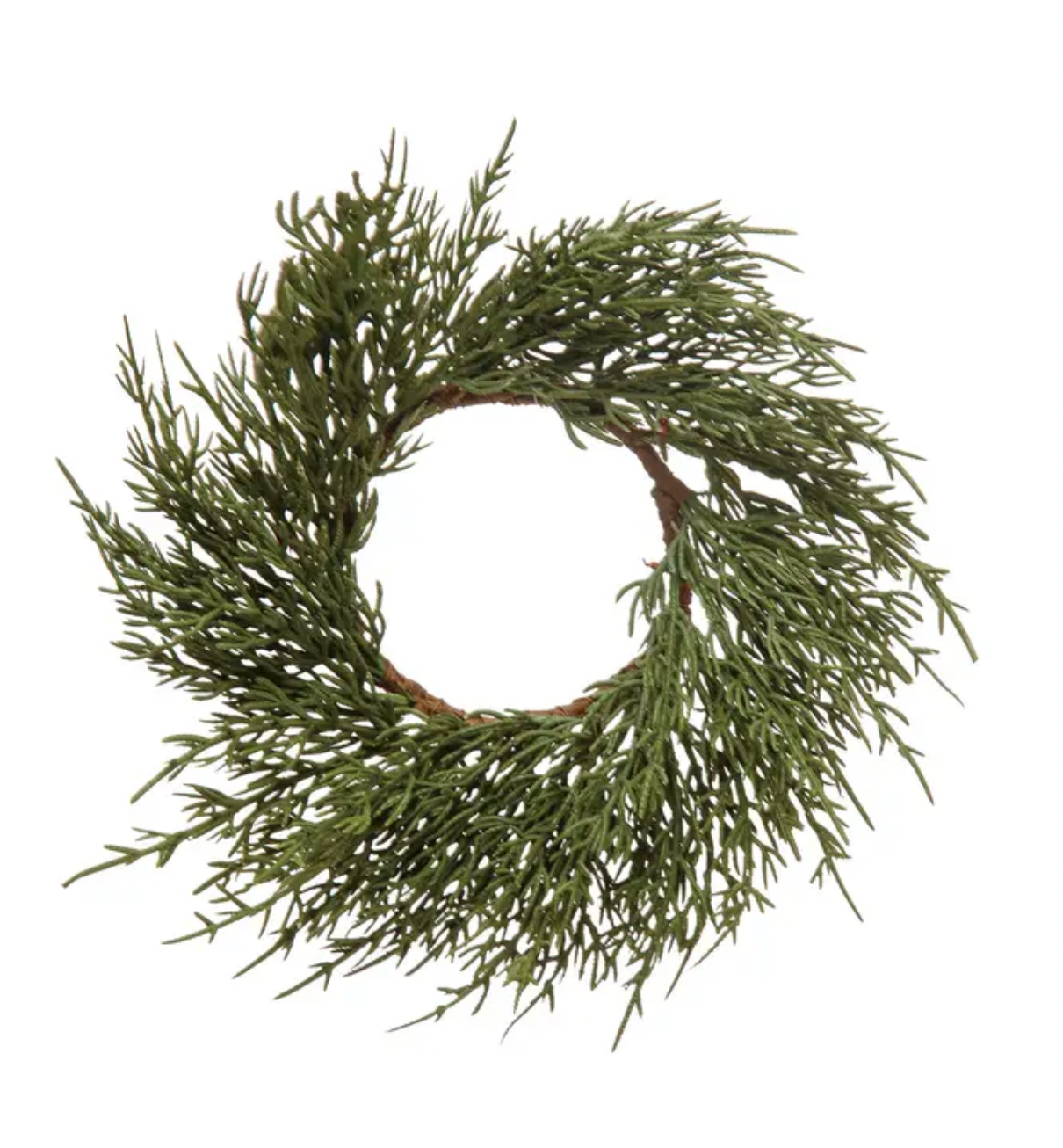 Faux Cypress Wreath