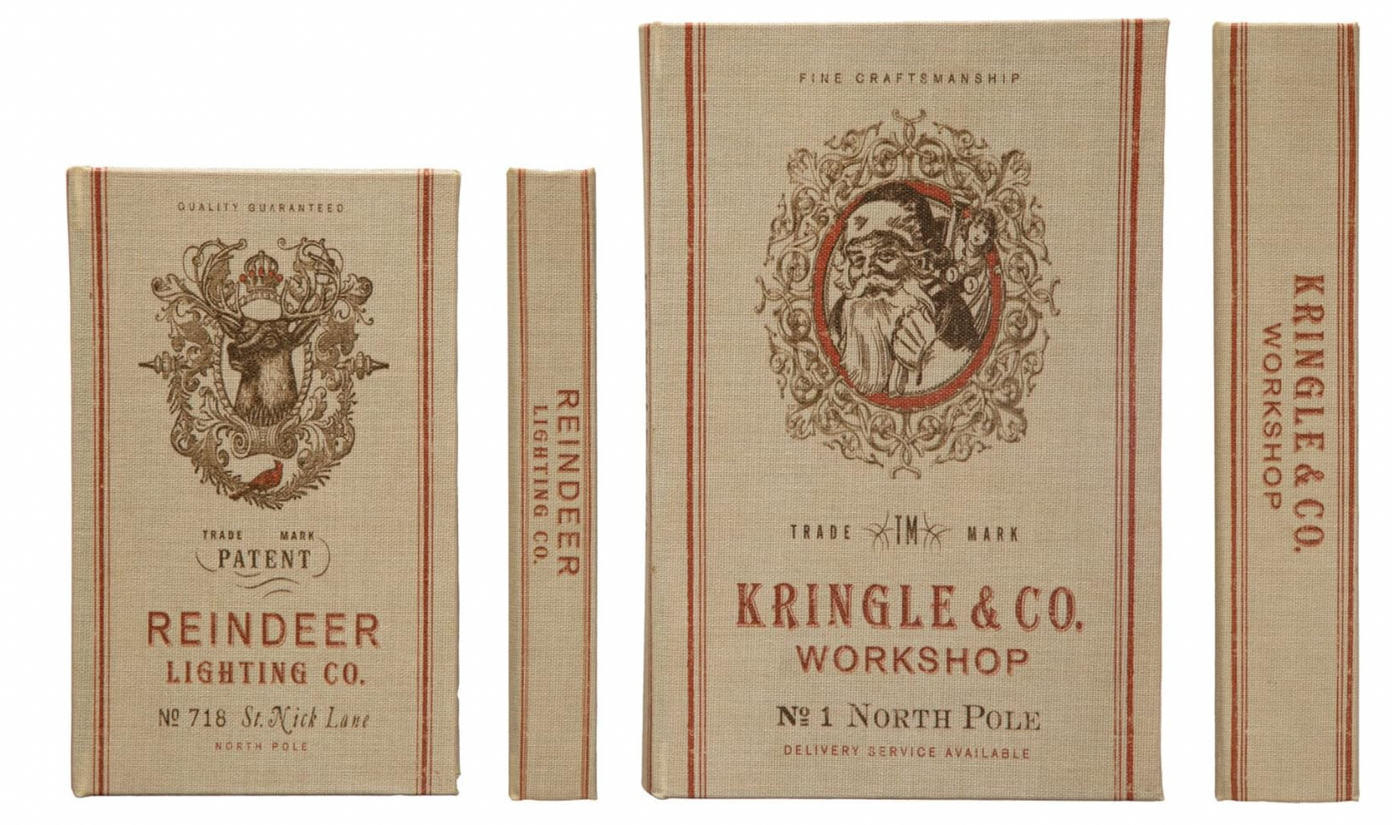 Faux Christmas Books