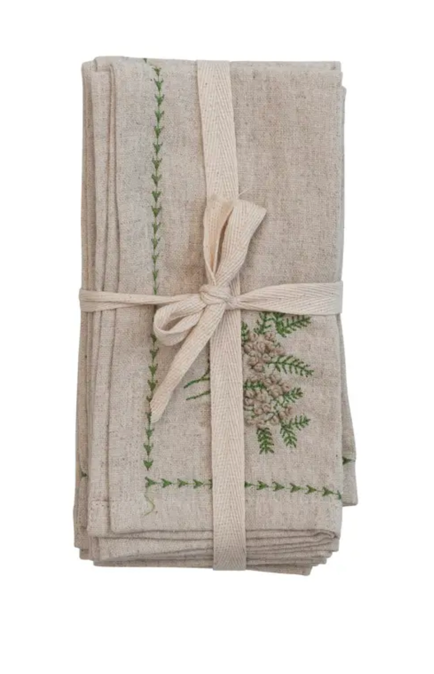 Cotton and Linen Napkins