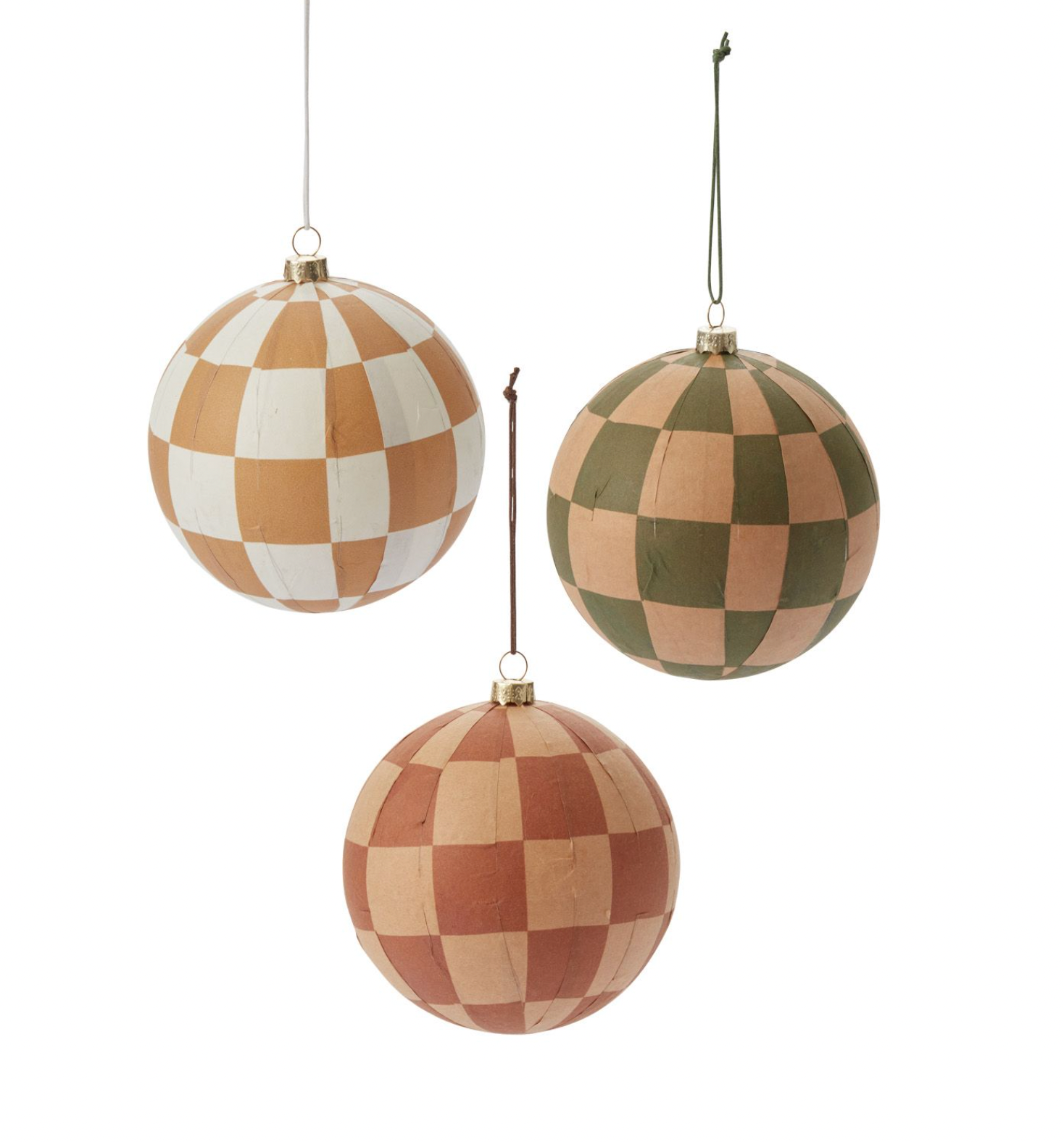 Checked Ornament