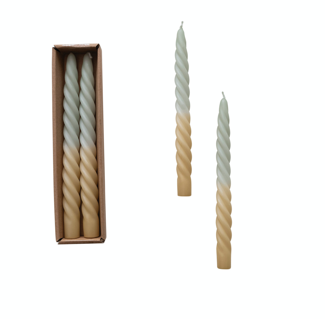 Unscented Twisted Taper Candles