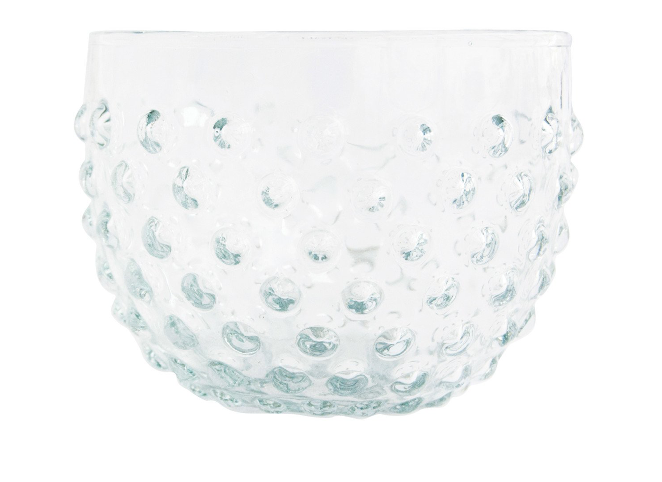Glass Hobnail Bowl