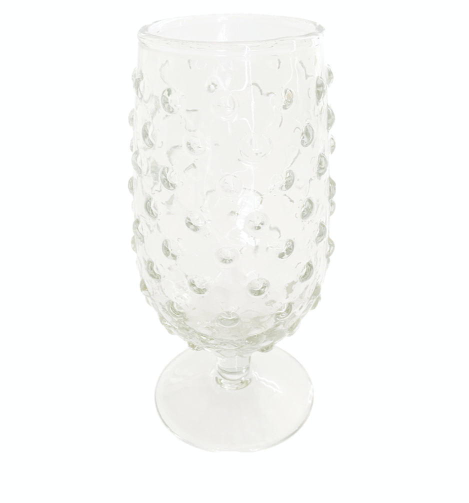 Hobnail Drinking Glass