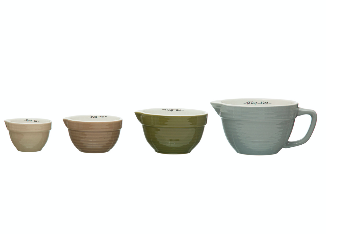 Stoneware Measuring Bowls