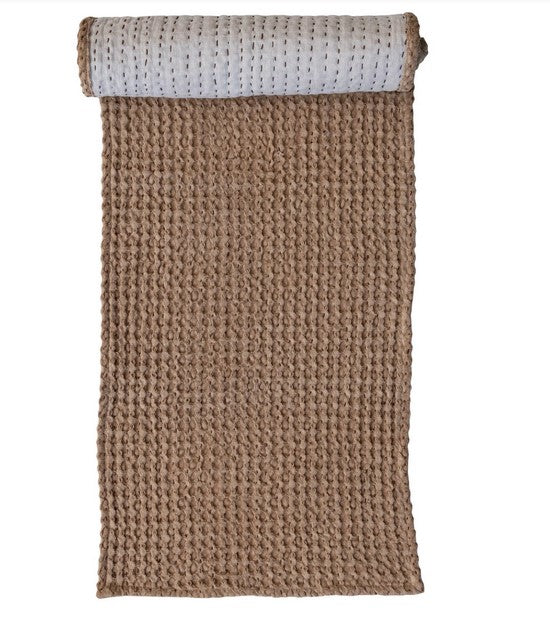 Cotton Waffle Table Runner