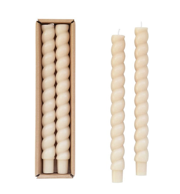 Twisted Taper Candles