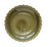 Scalloped Stoneware Bowl, Green