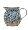 Stoneware Floral Pitcher