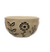 Stoneware Flower Bowl